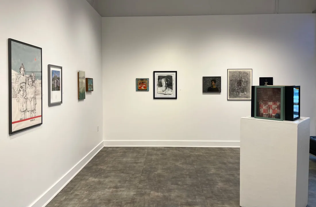 Installation view, Midwestern Dolls & Ghosts