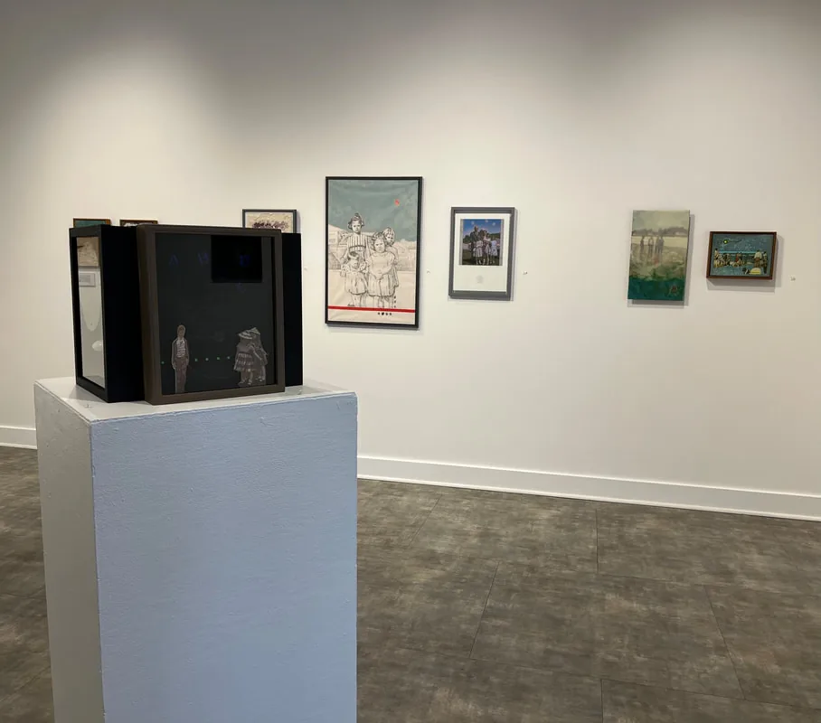 Installation view, Midwestern Dolls & Ghosts