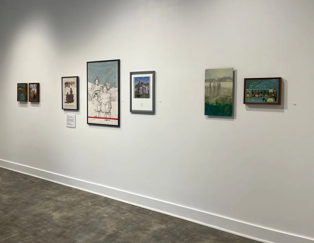 Installation view, Midwestern Dolls & Ghosts